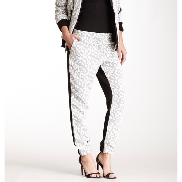 Walter Baker Pants - Walter Baker Animal Print Tuxedo Pant